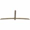 Ekena Millwork Bellingham Rough Sawn Timber Gable Bracket, Douglas Fir, 96"W x 40"H x 2"D x 4"F, 10/12 Pitch GBW096X40X0204BEL00RDF - alternate 5